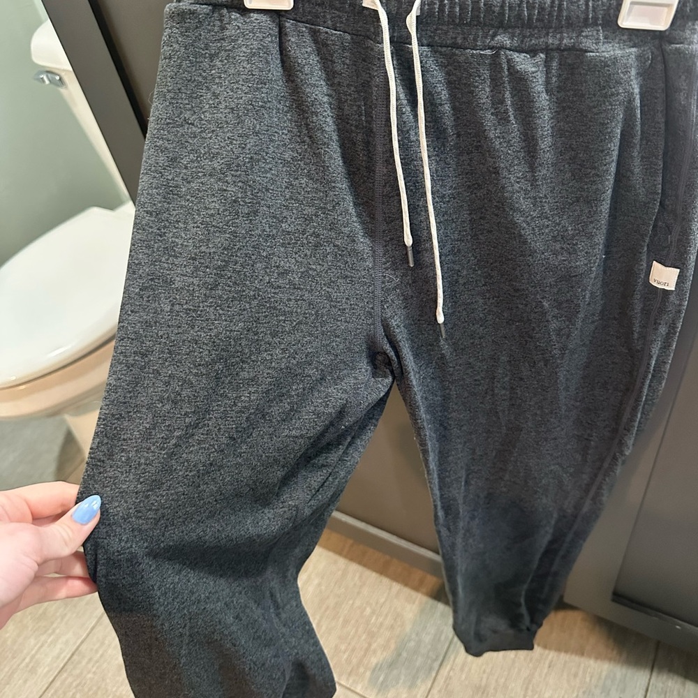 Vuori Charcoal Heather Gray Track Pants